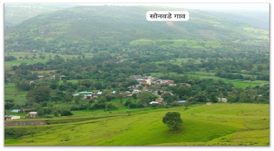 सोनवडे गावचे भौगोलिक स्थान